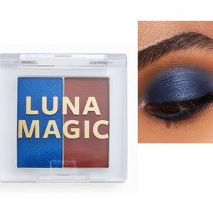 LUNA MAGIC Eyeshadow Duo - Color "Friend & Monaco" Blue & Brown Palette NWT